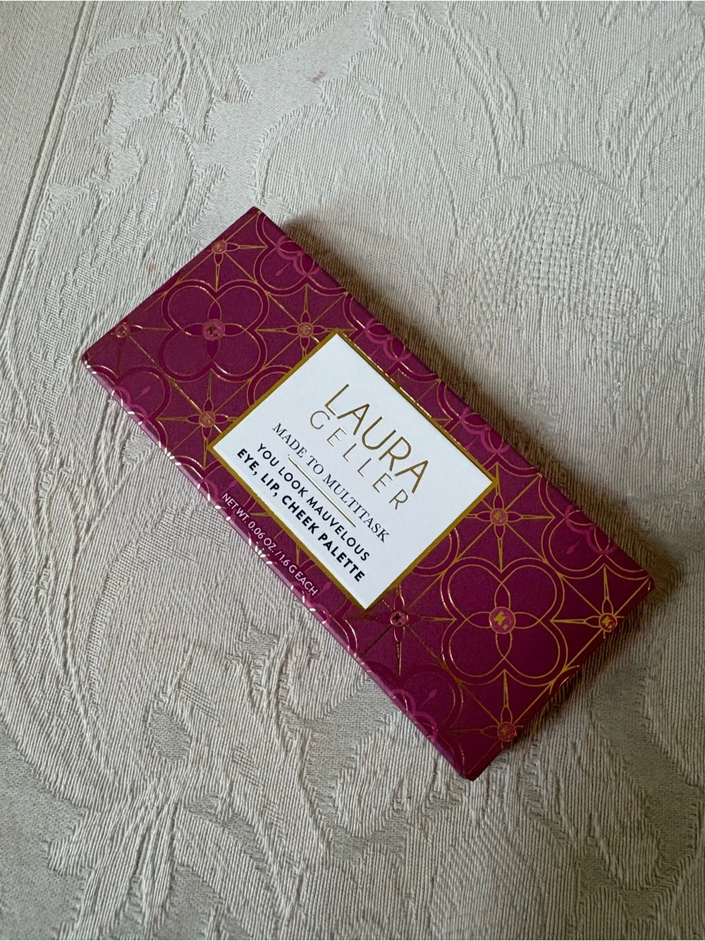 Laura Geller Multiuse Cream Blush, Eye & Highlighter Palette You Look Mauvelous